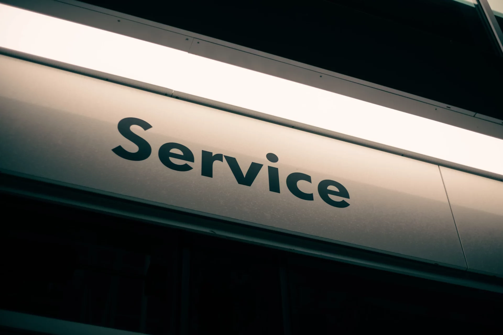 Service signage